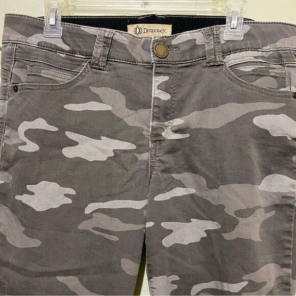 Democracy Women’s Ab Technology Camouflage Ankle Jeans SZ 14 Gorpcore Casual - Picture 5 of 10